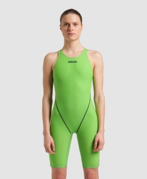 Arena Powerskin St Next Emerald Green Limited Edition Open Back Turquoise Green | 092643-MYI
