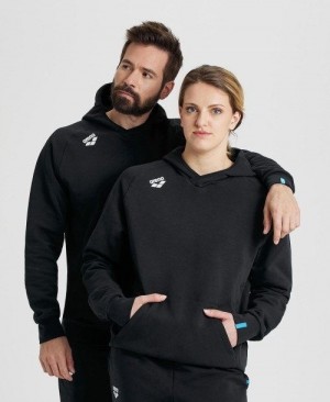 Arena Team Hooded Sweatshirt Panel Black | 278164-TRO