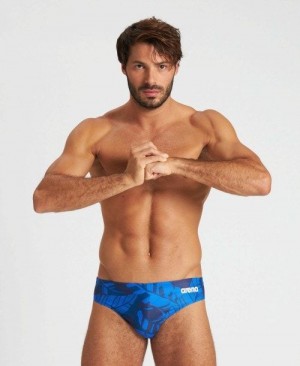 Arena Tropicals Brief Navy / Navy Multicolor | 395841-OVB