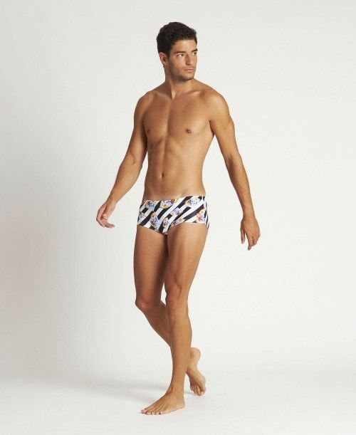 Arena Crazy Diamonds Low Waist Short Black / White Multicolor | 913802-IQF