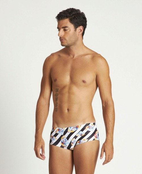 Arena Crazy Diamonds Low Waist Short Black / White Multicolor | 913802-IQF
