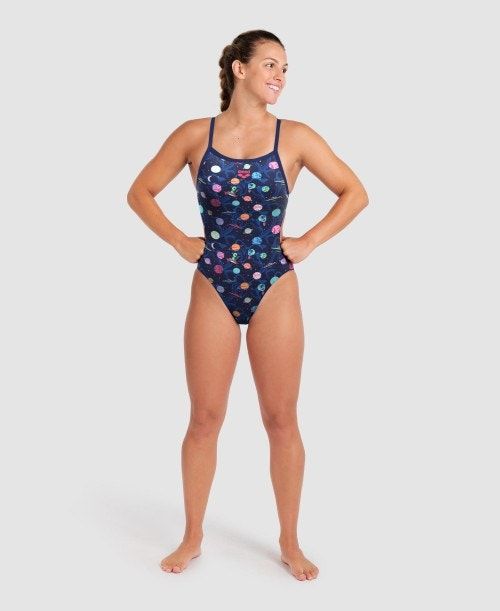 Arena Drew Kibler Collection Challenge Back One Piece Multicolor | 728564-PHZ