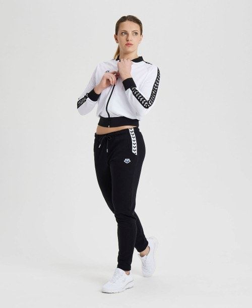Arena Icons Solid Pant Black / White / Black | 369504-VOI