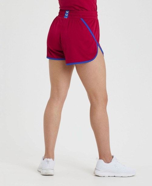Arena Icons Taped Short Burgundy / Blue | 730985-JHN