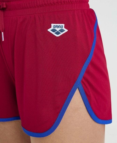 Arena Icons Taped Short Burgundy / Blue | 730985-JHN
