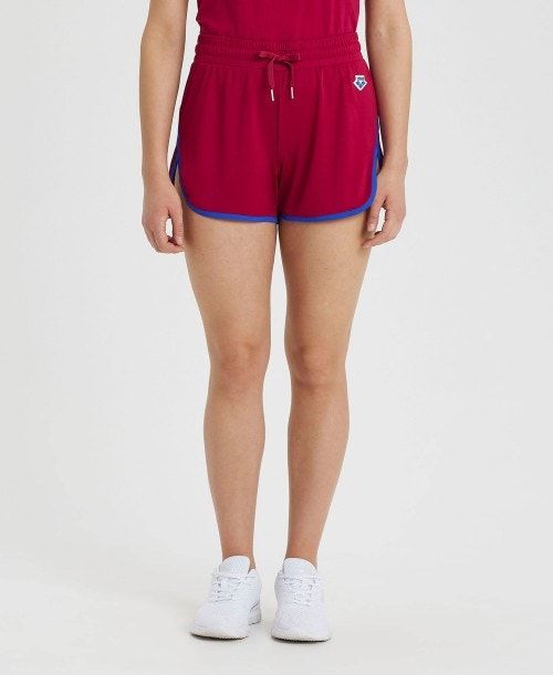 Arena Icons Taped Short Burgundy / Blue | 730985-JHN