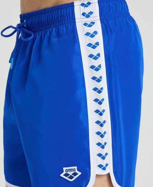 Arena Icons Team Stripe Boxer Blue / White | 640923-EWU