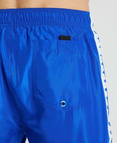 Arena Icons Team Stripe Boxer Blue / White | 640923-EWU