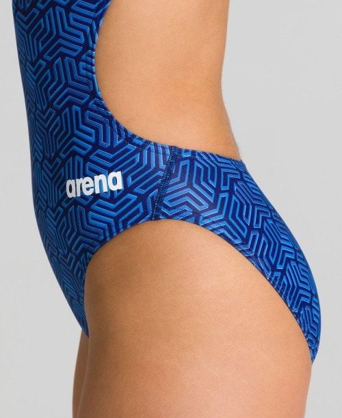 Arena Kikko Challenge Back One Piece Navy / Multicolor Navy | 164257-QIK