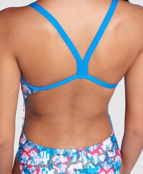 Arena Multi Camo Challenge Back Swimsuit Multicolor Camo | 381460-MPZ