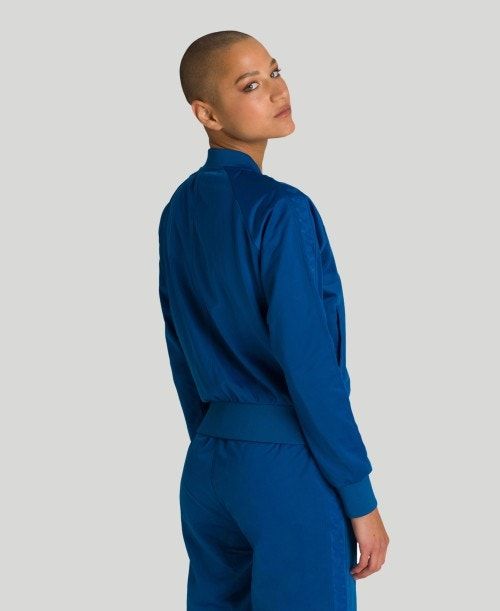Arena Relax Iv Team Full-zip Jacket Blue | 102538-NHD