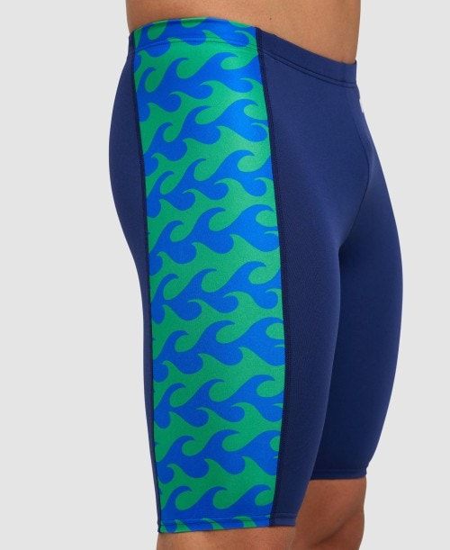 Arena Ride The Wave Jammer Navy / Navy Green | 265901-WEN