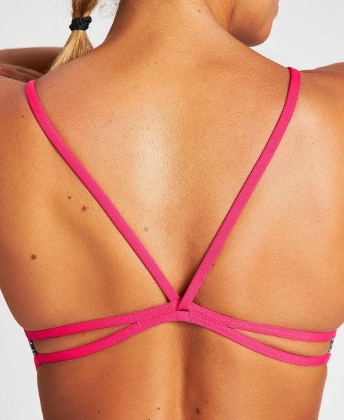 Arena Sunrays Lace Back One Piece Rose / Black Multicolor | 675312-UVK