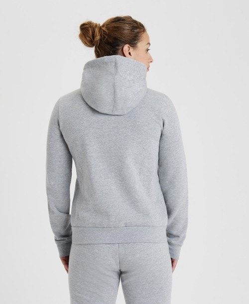 Arena Team Hooded Jacket Panel Grey | 830721-CNF