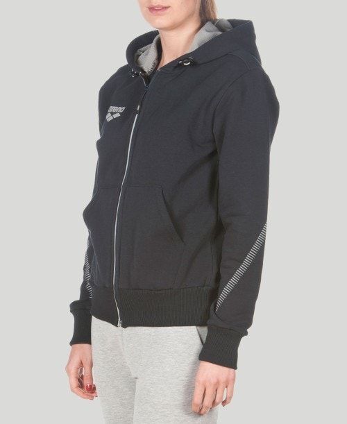 Arena Team Line Hooded Jacket Navy | 450192-HGS