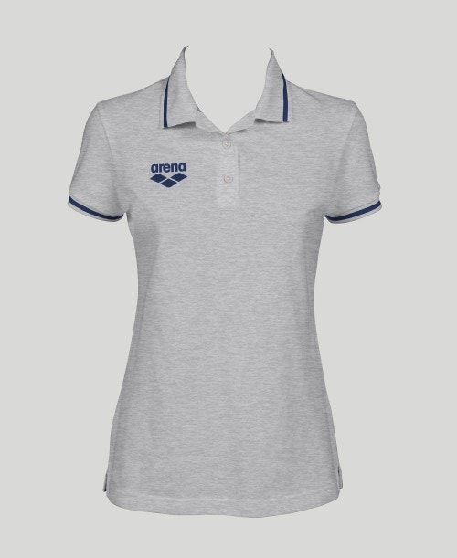Arena Team Line Short Sleeve Polo Grey | 614023-YBN