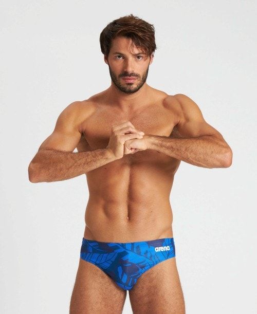 Arena Tropicals Brief Navy / Navy Multicolor | 395841-OVB