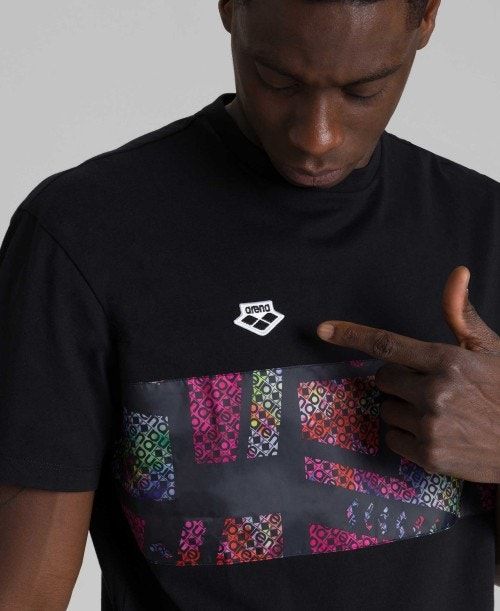 Arena Uni T-shirt Black / Multicolor | 480169-IAJ