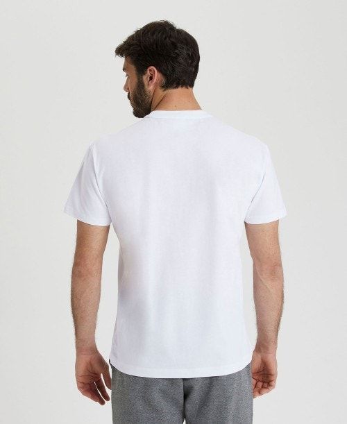 Arena Uni T-shirt White | 315294-EVW
